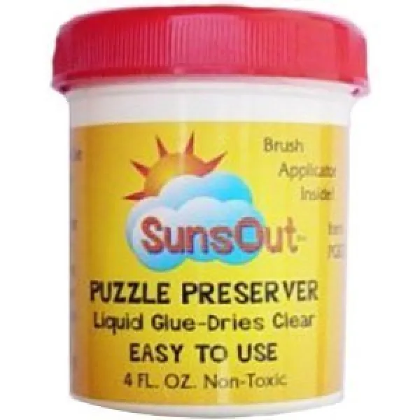 Sunsout Puzzle Preserver (4oz) - Jigsaw Puzzle Glue
