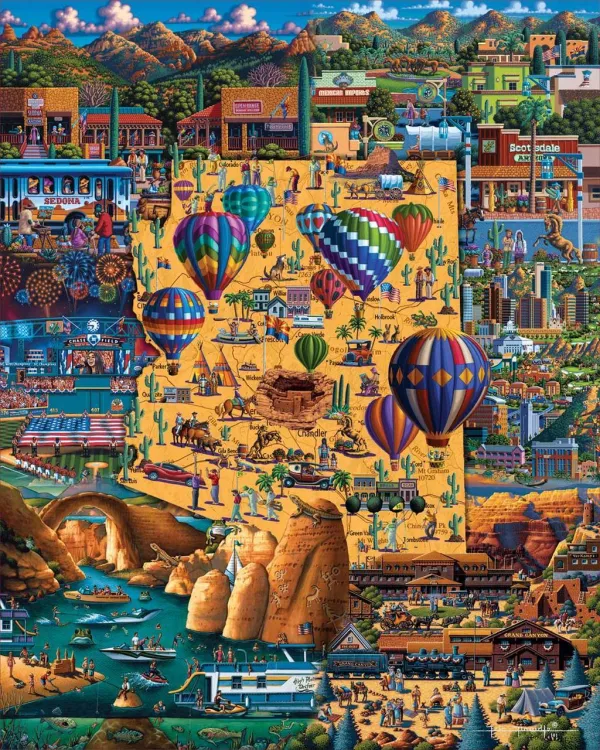 Best of Arizona - 500pc Jigsaw Puzzle by Dowdle