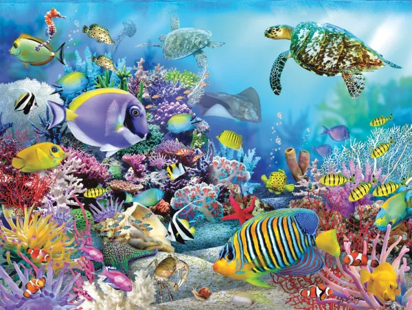 Coral Reef Majesty - 2000pc Jigsaw Puzzle By Ravensburger