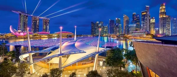 Marina Bay, Singapore - 600pc Jigsaw Puzzle By Castorland