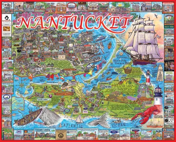 Nantucket, MA - 1000pc Jigsaw Puzzle by White Mountain