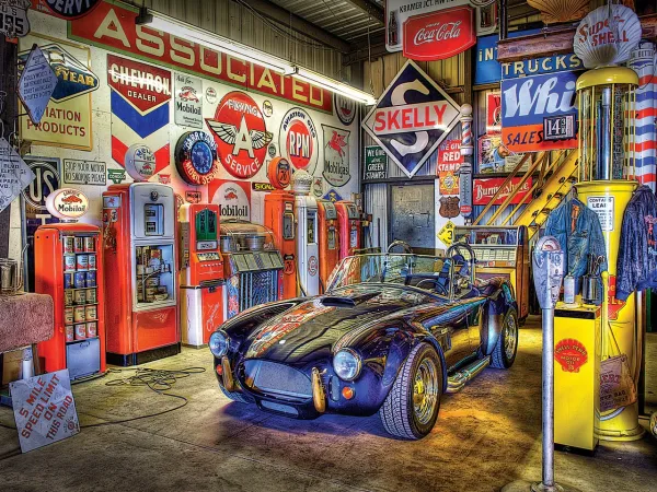 Wheels: Jewel of the Garage - 750pc Jigsaw Puzzle by Masterpieces