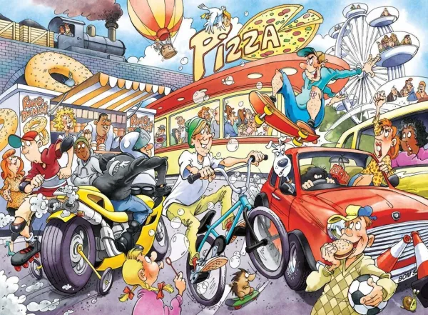 WASGIJ: Imagine 2, If the Wheel Had Not Been Invented! - 1000pc Jigsaw Puzzle By Jumbo