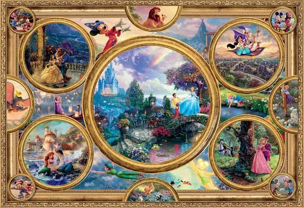 Thomas Kinkade: Disney Collage - 2000pc Jigsaw Puzzle by Ceaco