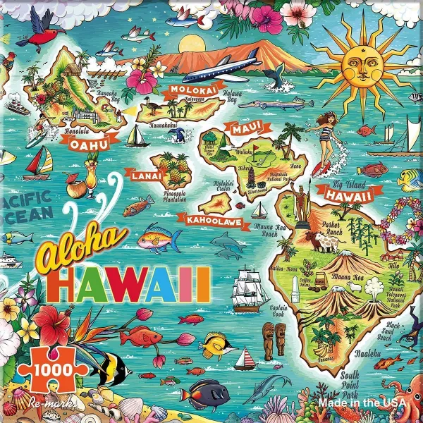 Hawaii - 1000pc Jigsaw Puzzle By Re-marks