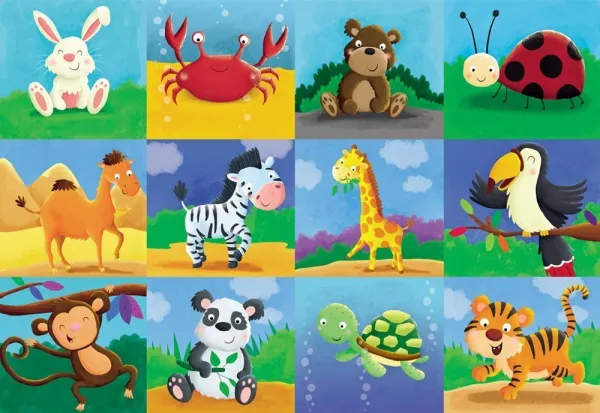 Animal Adventures - 24pc Floor Puzzle by Ravensburger