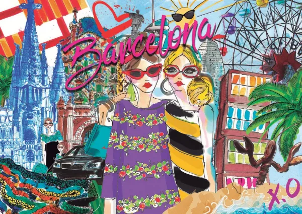 Take Me to Barcelona - 500pc Jigsaw Puzzle by Educa