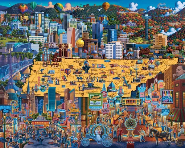 Best of Tennessee - 500pc Jigsaw Puzzle by Dowdle