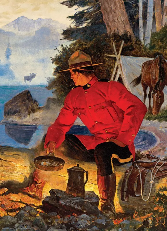 Morning Campfire - 1000pc Jigsaw Puzzle by Eurographics