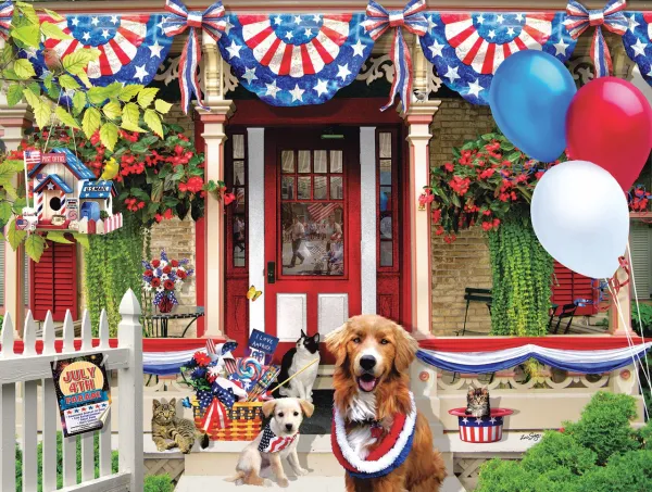 July 4th Parade - 500pc Jigsaw Puzzle by SunsOut