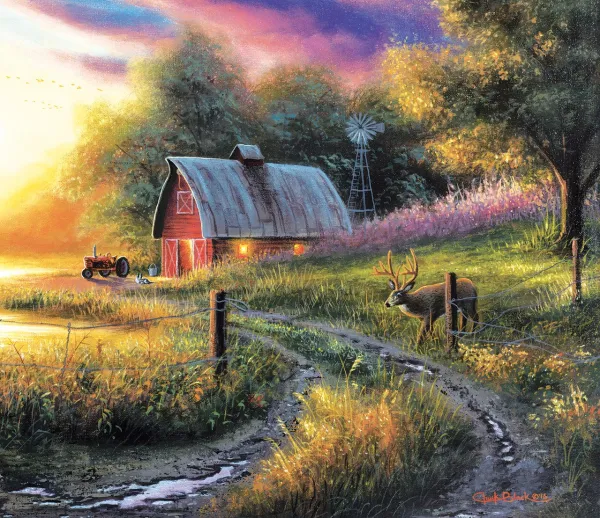 The Evening Routine - 550pc Jigsaw Puzzle by Sunsout