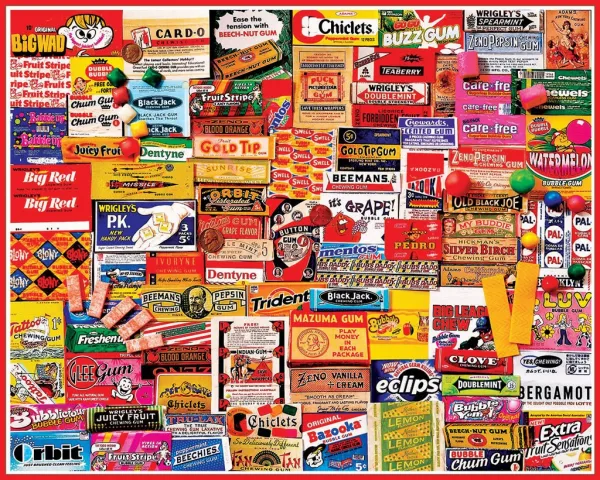 Gum Wrappers - 1000pc Jigsaw Puzzle By White Mountain
