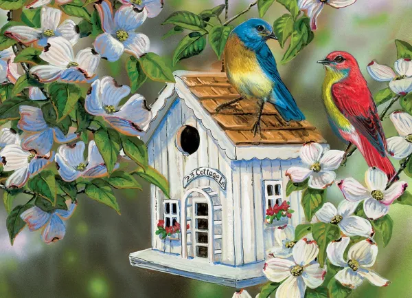 23 Cottage Lane - 300pc Large Format Jigsaw Puzzle by Eurographics