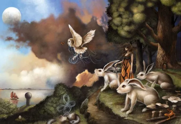 May: Escaping the Weight of Darkness - 1000pc Jigsaw Puzzle by Pomegranate