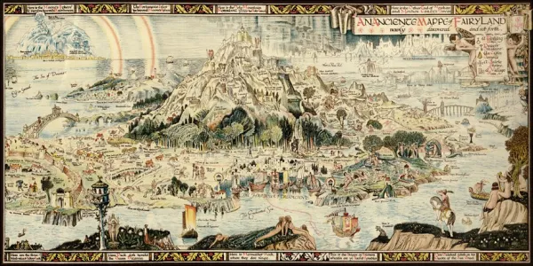 Sleigh: Fairyland - 1000pc Jigsaw Puzzle by Pomegranate