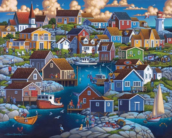 Peggy's Cove - 1000pc Jigsaw Puzzle by Dowdle