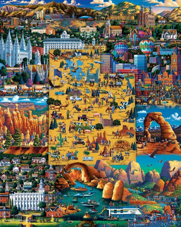 Best of Utah - 500pc Jigsaw Puzzle by Dowdle