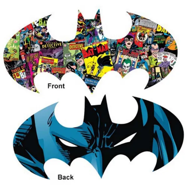 Batman Logo - 600pc Double-sided Shaped Jigsaw Puzzle by Aquarius