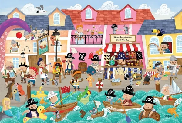 A Pirate's Life - 35pc Tray Puzzle by Cobble Hill