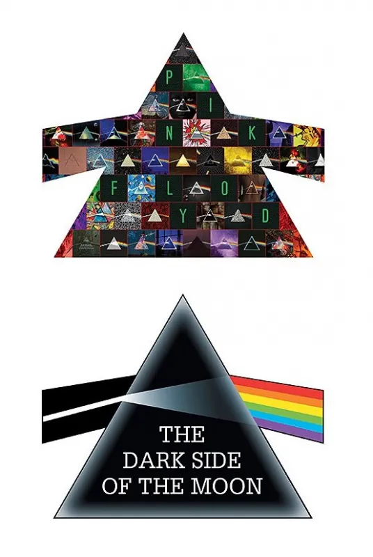 Pink Floyd, The Dark Side of the Moon - 600pc Double-sided Shaped Jigsaw Puzzle by Aquarius