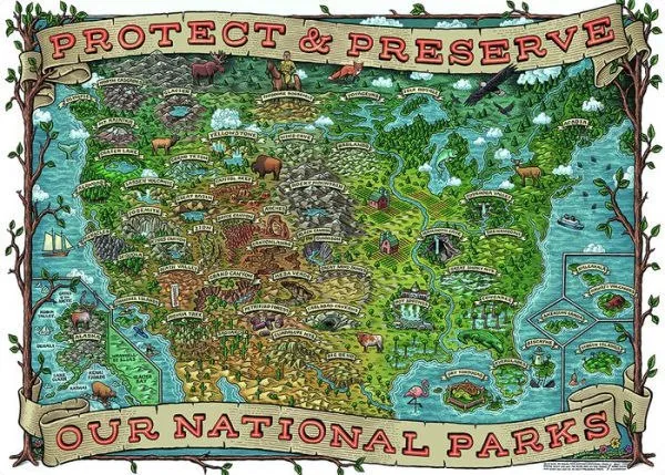 Protect and Preserve USA - 1000pc Jigsaw Puzzle By Ravensburger