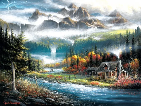 Valley Paradise - 500pc Jigsaw Puzzle By Sunsout