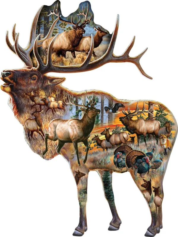Bugle Call - 800pc Shaped Jigsaw Puzzle by SunsOut