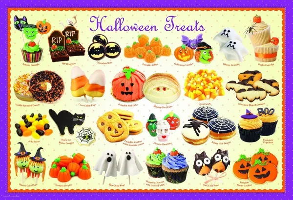 Halloween Treats - 100pc Jigsaw Puzzle by Eurographics