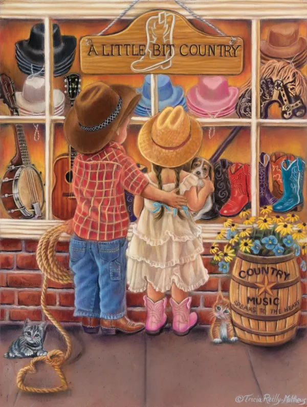 A Bit of Country - 500pc Jigsaw Puzzle by SunsOut