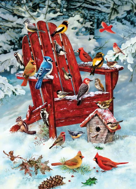 Adirondack Birds - 1000pc Jigsaw Puzzle by Jack Pine