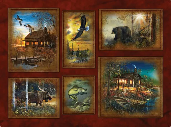 Scenic Lodge - 1000pc Jigsaw Puzzle by Sunsout