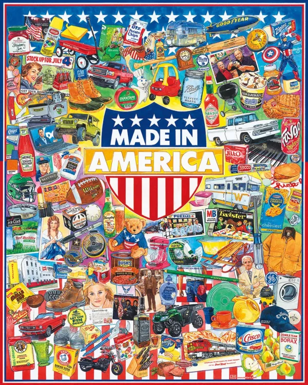 Made In America - 1000pc Jigsaw Puzzle By White Mountain