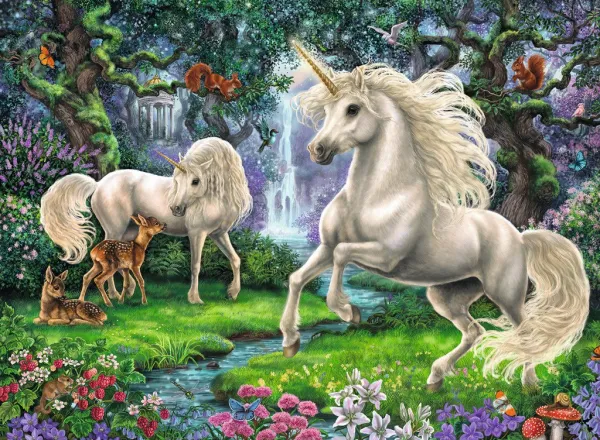 Mystical Unicorns - 200pc Jigsaw Puzzle By Ravensburger