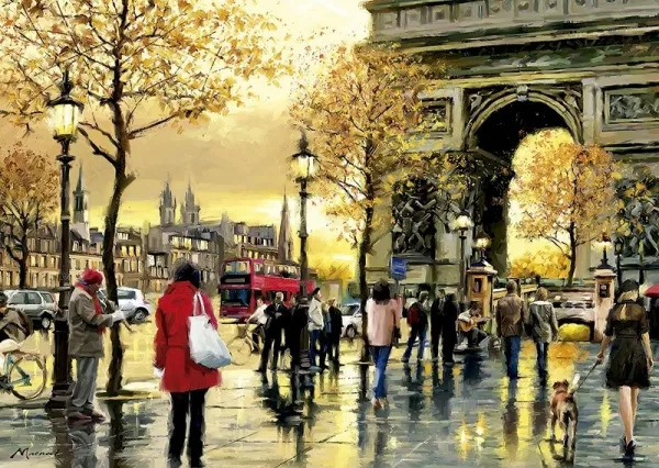 Arc De Triomphe - 2000pc Jigsaw Puzzle By Educa