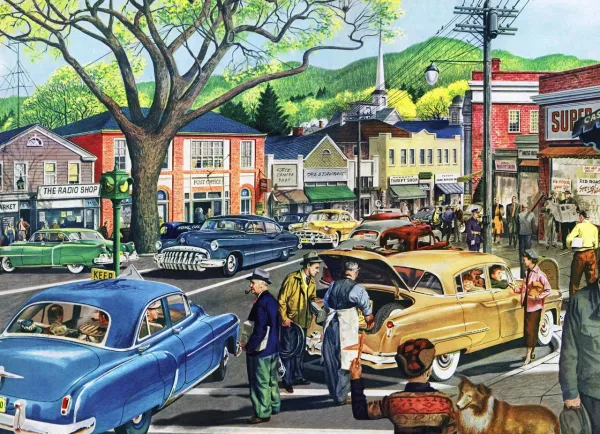 Saturday Afternoon - 1000pc Jigsaw Puzzle by New York Puzzle Company