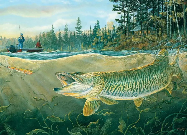Muskie Bay - 1000pc Jigsaw Puzzle by Cobble Hill