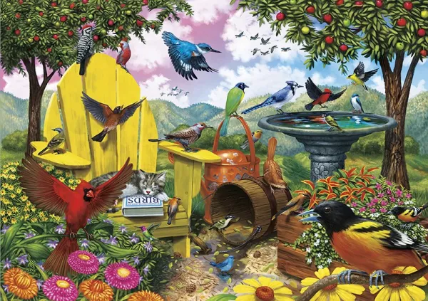 Hidden Birds - 500pc Jigsaw Puzzle By Buffalo Games