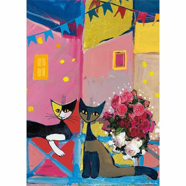 Bouquet & Posies - 2x1000pc Jigsaw Puzzle By Heye