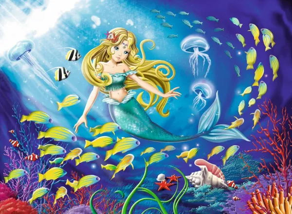 Little Mermaid - 100pc Jigsaw Puzzle by Ravensburger