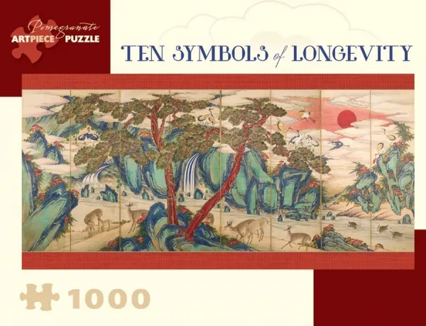 Ten Symbols of Longevity - 1000pc Jigsaw Puzzle by Pomegranate