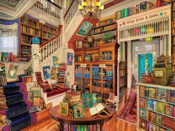 Book Heaven - 300pc EZ Grip Jigsaw Puzzle By White Mountain