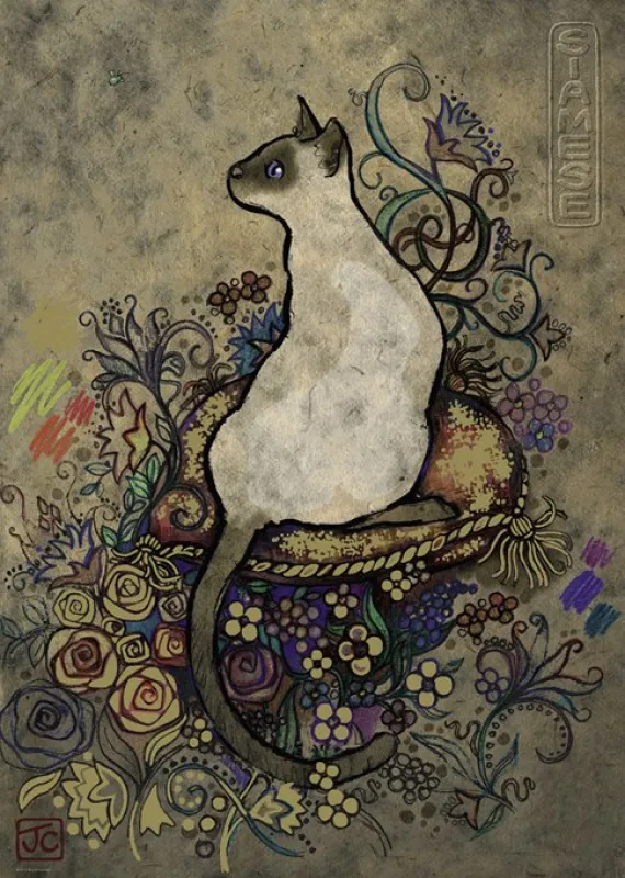 Cats Siamese - 1000pc Jigsaw Puzzle By Heye