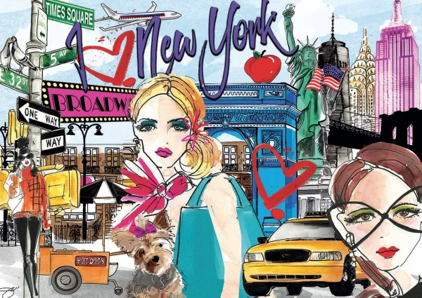 Take Me to New York - 500pc Jigsaw Puzzle by Educa