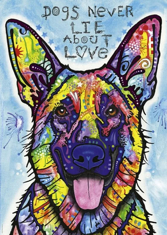 Dogs Never Lie - 1000pc Jigsaw Puzzle By Heye