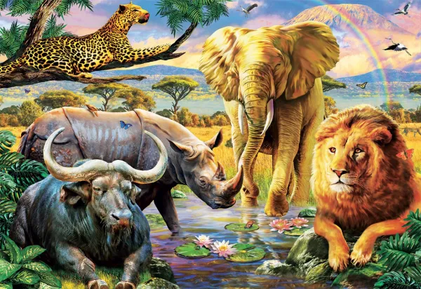 The Big Five - 1000pc Jigsaw Puzzle by Educa
