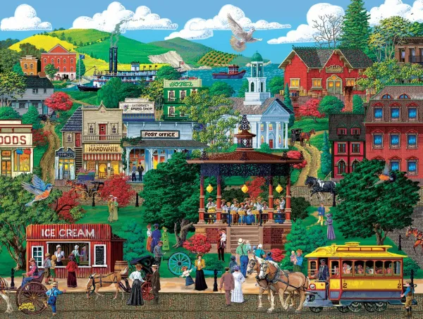 Town Square Festival - 300pc Jigsaw Puzzle By Sunsout