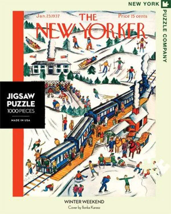 Winter Weekend - 1000pc Jigsaw Puzzle by New York Puzzle Co.