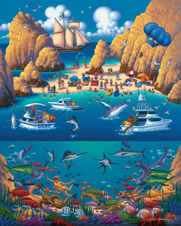 Cabo San Lucas - 500pc Jigsaw Puzzle by Dowdle