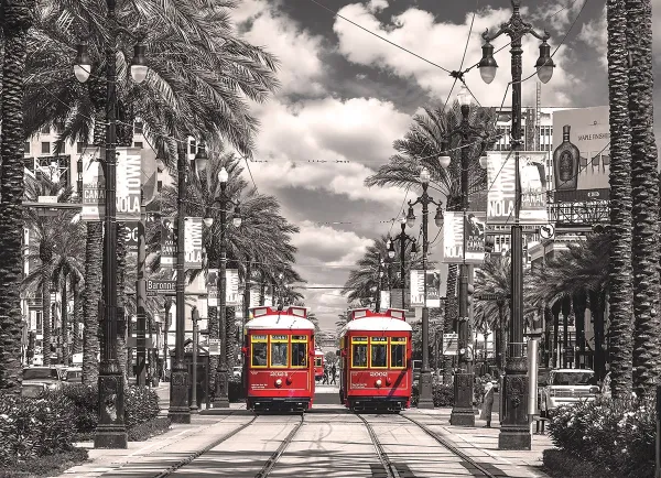 New Orleans: Streetcars - 1000pc Jigsaw Puzzle by Eurographics