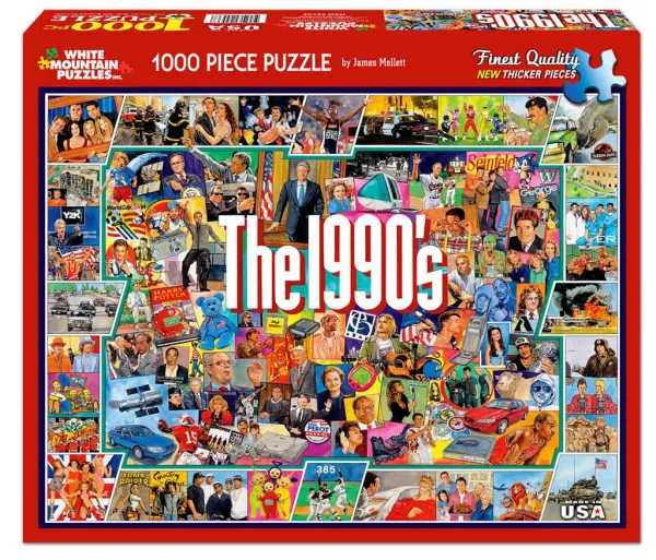 The Nineties - 1000pc Jigsaw Puzzle By White Mountain